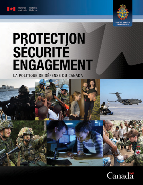 Page couverture de Protection, Scurit, Engagement  La politique de dfense du Canada.