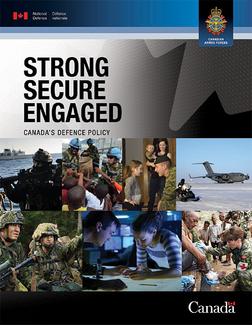 Cover of Strong, Secure, Engaged  Canadas Defence Policy.