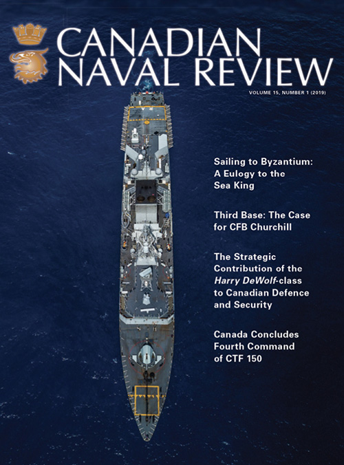 Couverture, Canadian Naval Review.