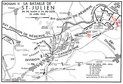 La bataille de St-Julien