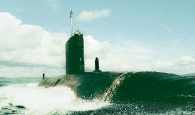 British Trafalgar Class submarine