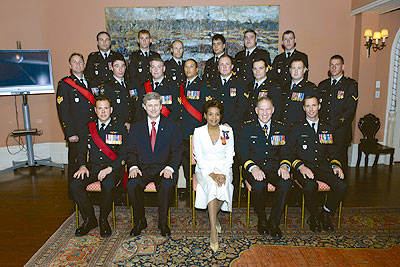 Governor General and guests at Rideau Hall