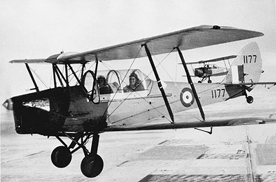 Formation de pilote Tiger Moth de de Havilland  
