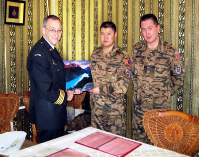 Col Chris Weicker and Mongolian MTAP grads