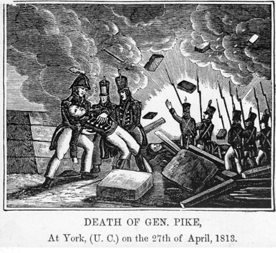 The death of General Pike at York