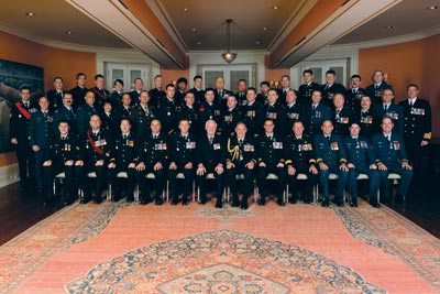 Group shot of recipients at the 13 December 2011 investiture ceremony held at Rideau Hall.