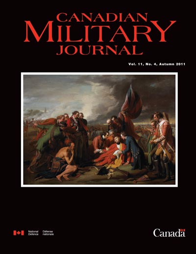 Cover image of the Canadian Military Journal Vol. 11, No.4, Autumn 2011