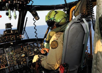 Air surveillance operations off the coast of Libya