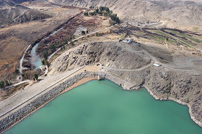 The Dahla Dam and irrigation system, one of three Canadian signature projects in Afghanistan.