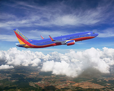 Southwest Airlines, premier transporteur à mettre en service le nouvel appareil 737 MAX du constructeur Boeing, le 13 décembre 2011.