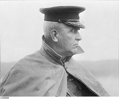 Sir Sam Hughes, Minister of Militia in the Borden government, 1911-1916.