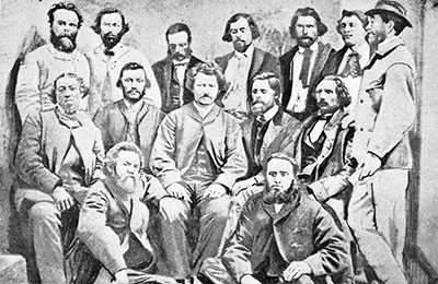 Louis Riel and his Council 1869-1870. 