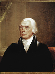 President James Madison. Painting by Chester Barding