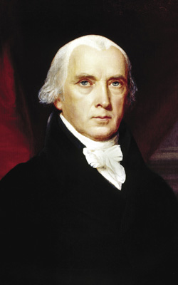 James Madison (1751-1836), quatrième président des États-Unis, de John Vanderlyn