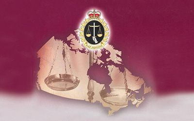 JAG Crest and map of Canada underlay