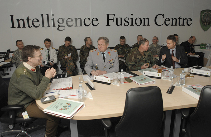 SACEURâ€™s Commanders Conference held at the Intelligence Fusion Centre, SHAPE Headquarters, Mons, Belgium.